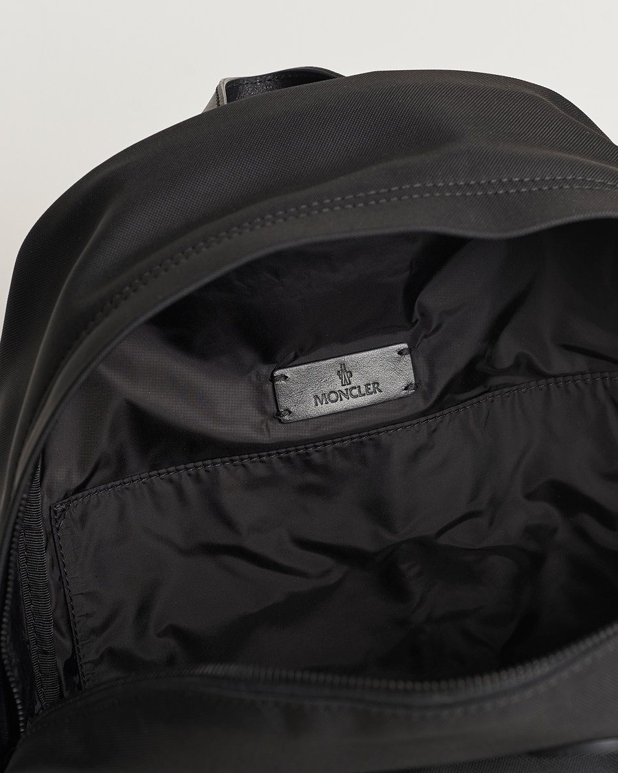 Uomini | Moncler Pierrick Nylon Backpack Black | Moncler | Pierrick Nylon Backpack Black