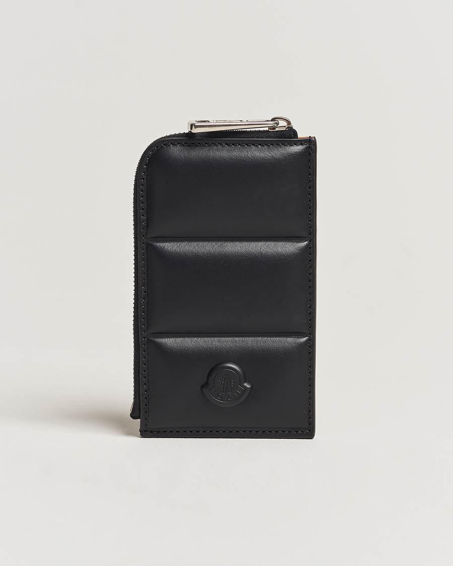 Uomini | Moncler Flat Card Holder Black | Moncler | Flat Card Holder Black
