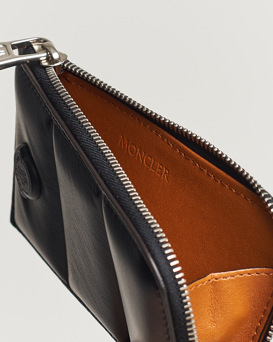 Uomini | Moncler Flat Card Holder Black | Moncler | Flat Card Holder Black