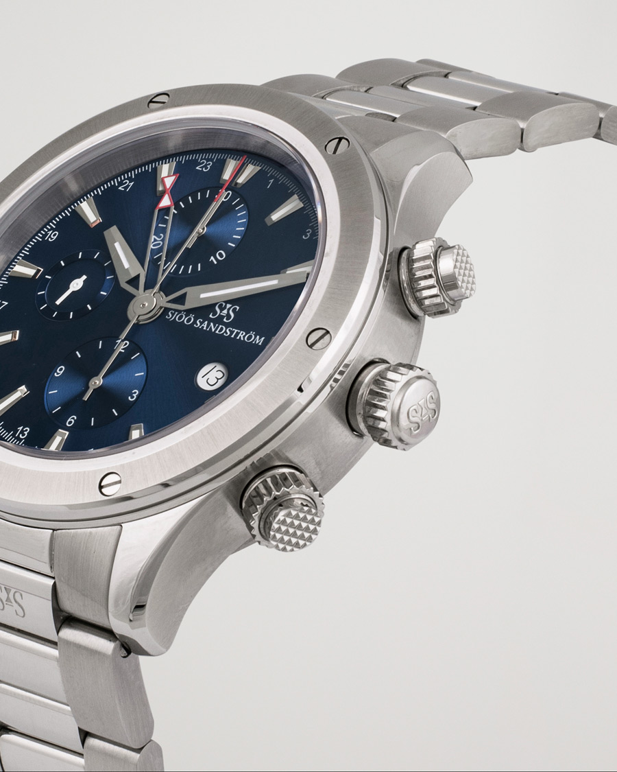 Uomini | Sjöö Sandström Pre-Owned UTC Extreme 1 Blue Steel Silver | Sjöö Sandström Pre-Owned | UTC Extreme 1 Blue Steel Silver