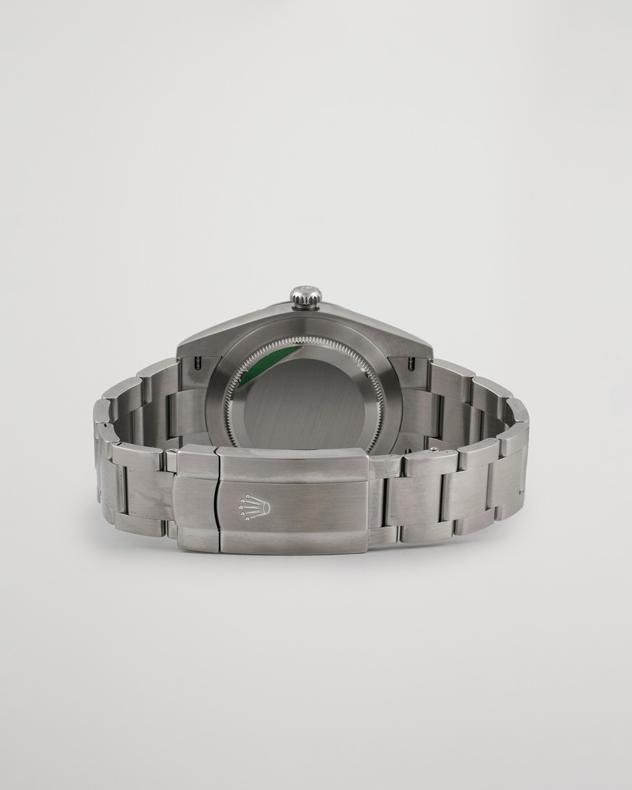 Uomini | Rolex Pre-Owned Oyster Perpetual 124300 Black Silver | Rolex Pre-Owned | Oyster Perpetual 124300 Black Silver