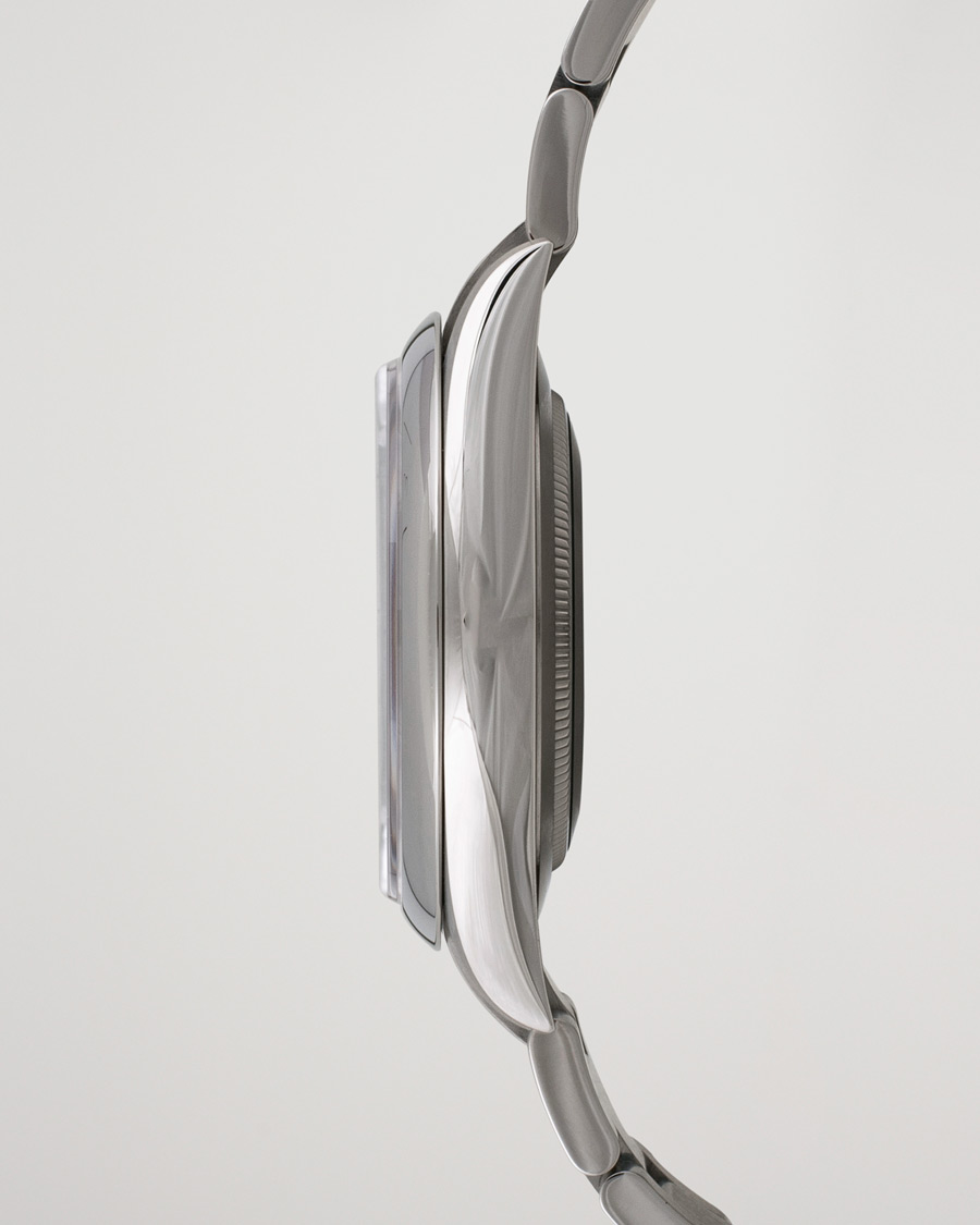 Uomini | Rolex Pre-Owned Oyster Perpetual 124300 Black Silver | Rolex Pre-Owned | Oyster Perpetual 124300 Black Silver