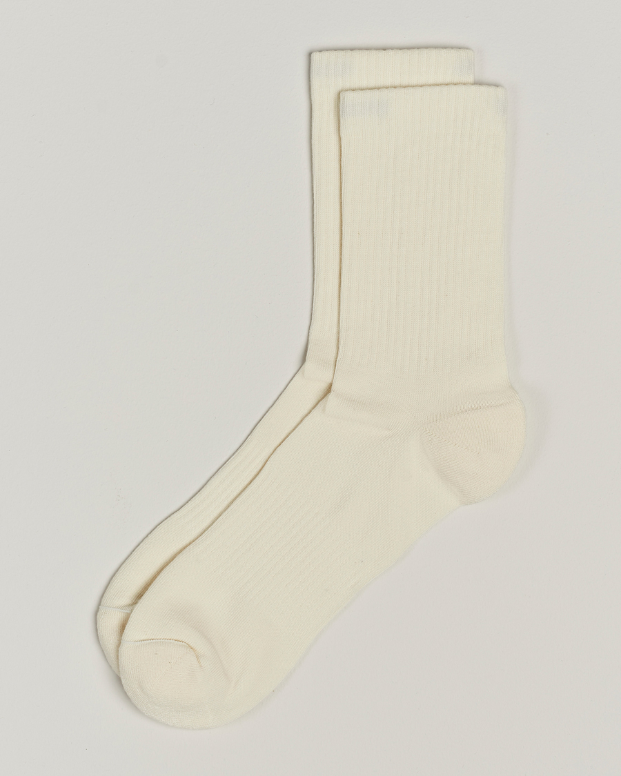 Uomini | Biancheria intima | Sweyd | Crew Cotton Socks White