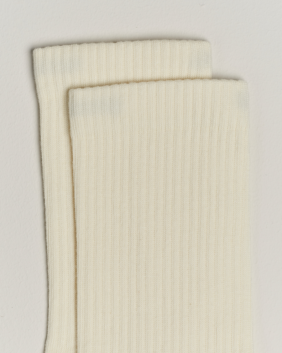 Uomini | Biancheria intima | Sweyd | Crew Cotton Socks White