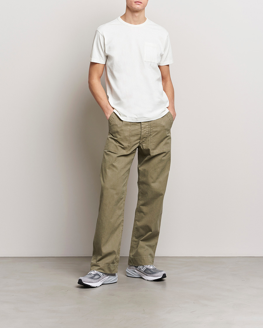 Uomini | T-shirt | RRL | 2-Packet Pocket Tee Warm White
