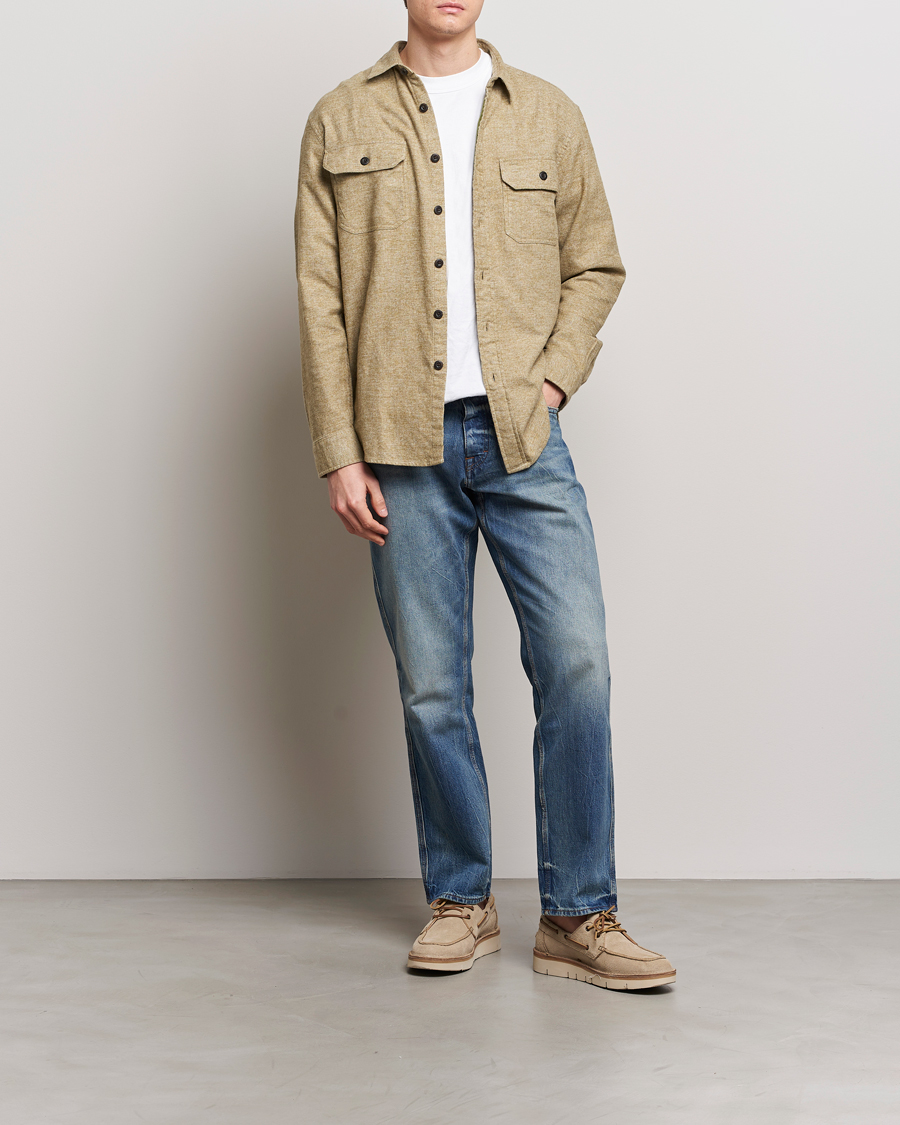Uomini | Camicie | Pendleton | Burnside Flannel Shirt Olive