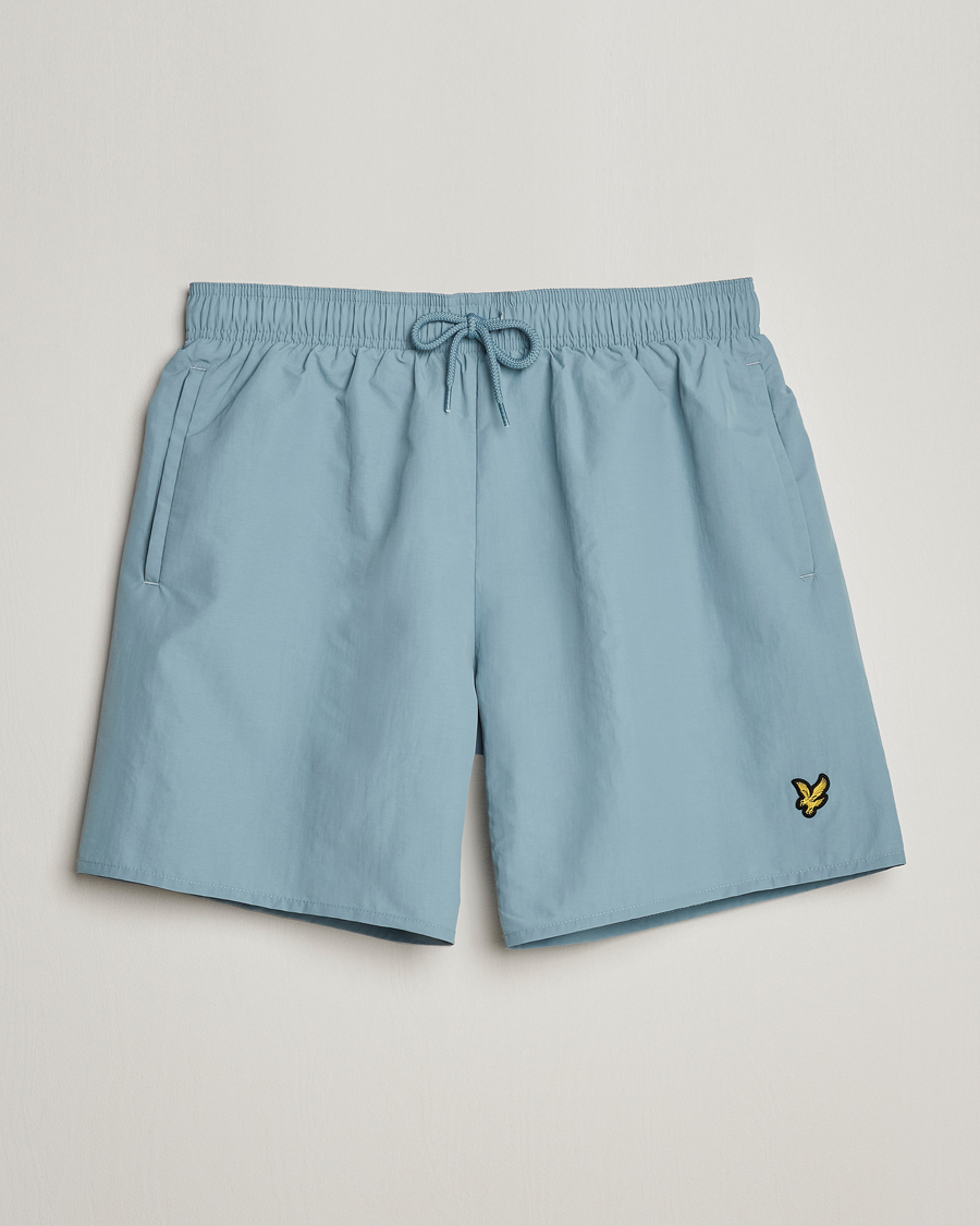 Uomini | Costumi da bagno | Lyle & Scott | Plain Swimshorts Slate Blue
