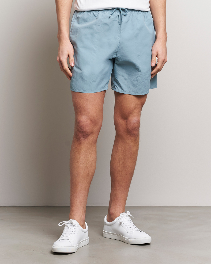 Uomini | Costumi da bagno | Lyle & Scott | Plain Swimshorts Slate Blue