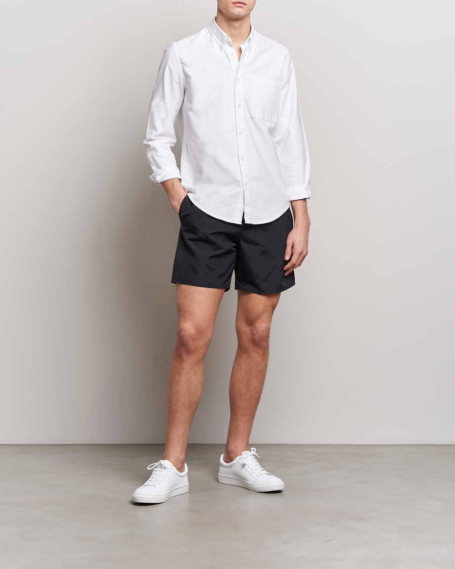 Uomini | Costumi da bagno | Lyle & Scott | Plain Swimshorts Jet Black