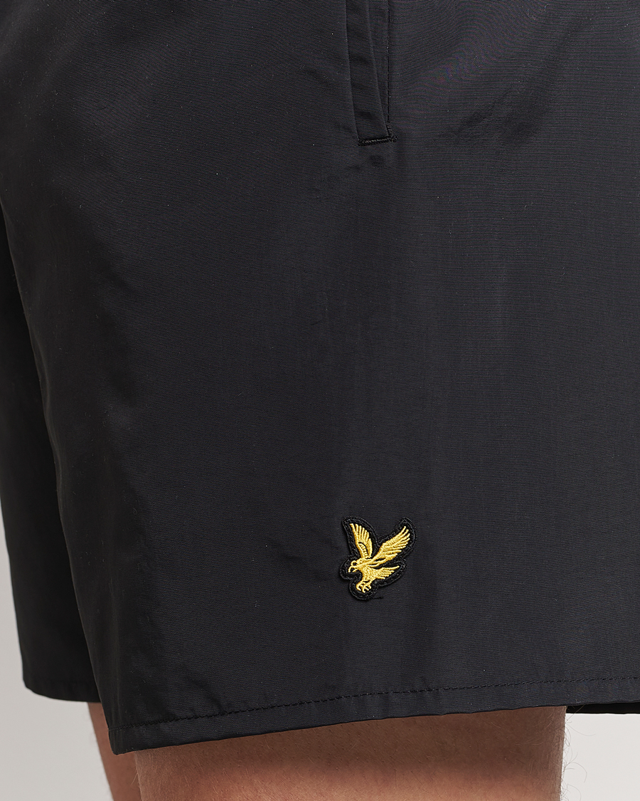 Uomini | Costumi da bagno | Lyle & Scott | Plain Swimshorts Jet Black