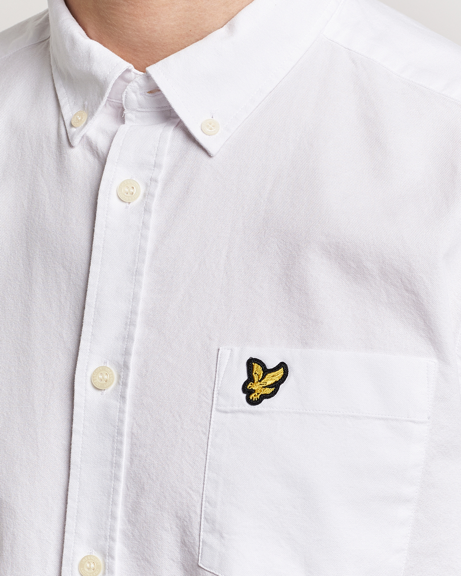 Uomini | Camicie | Lyle & Scott | Lightweight Oxford Short Sleeve Shirt White
