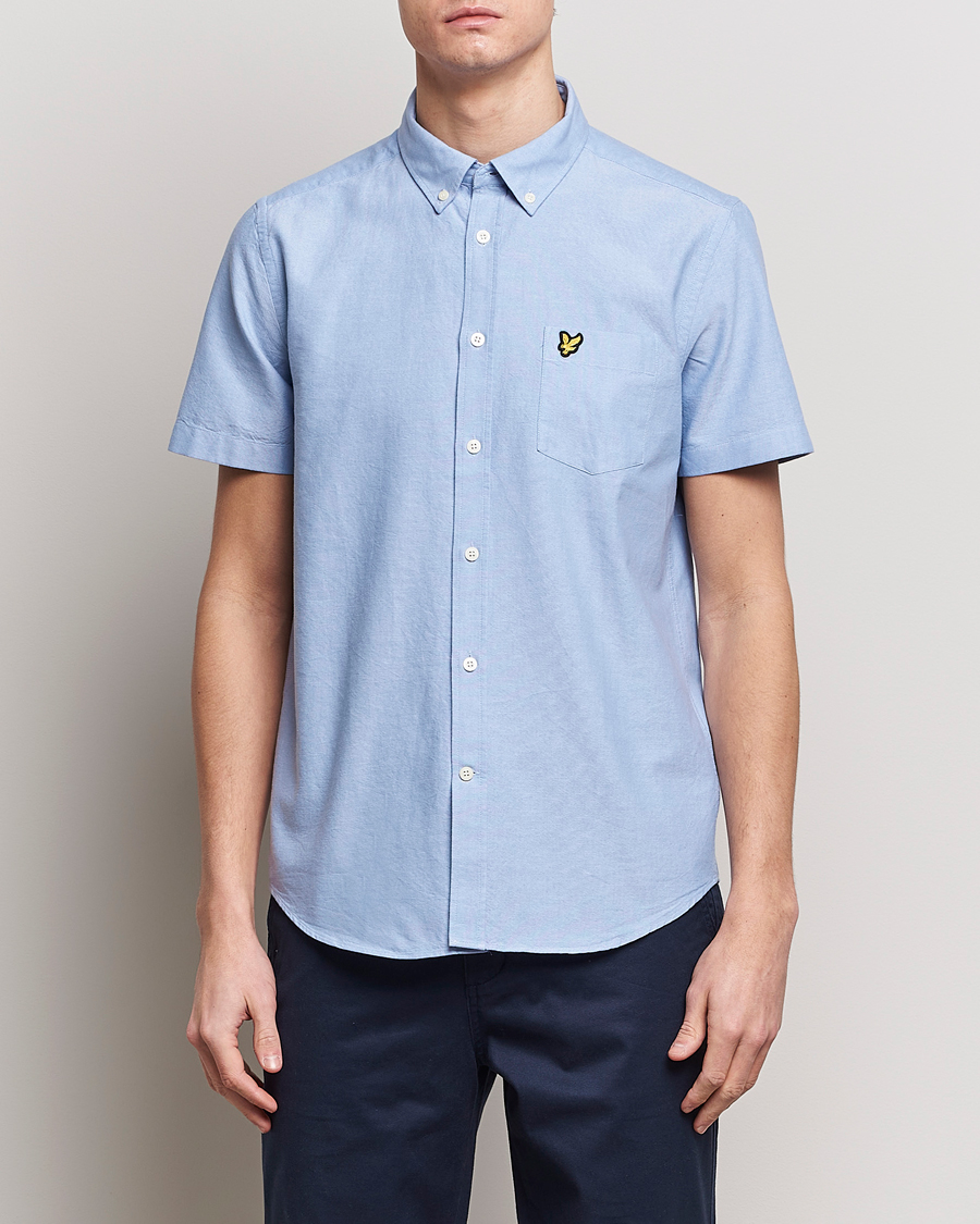 Uomini | Camicie | Lyle & Scott | Lightweight Oxford Short Sleeve Shirt Riviera