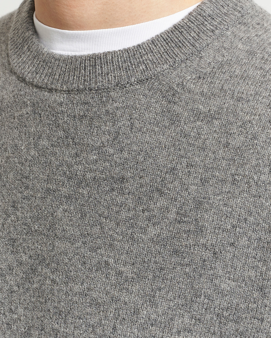 Uomini | Maglieria | Samsøe Samsøe | Isak Crew Neck Dark Grey