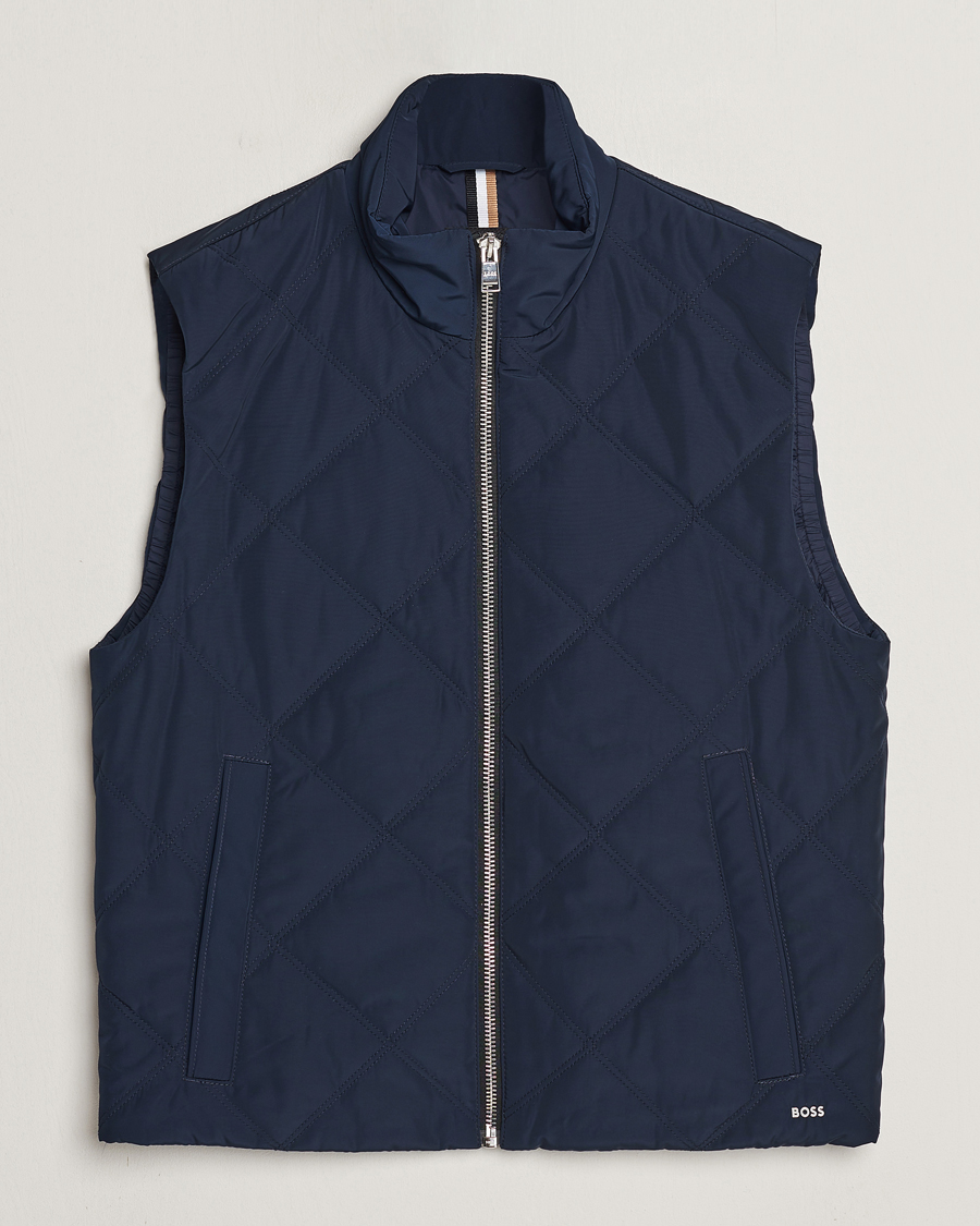 Uomini | Giacche | BOSS BLACK | Crebo Vest Dark Blue