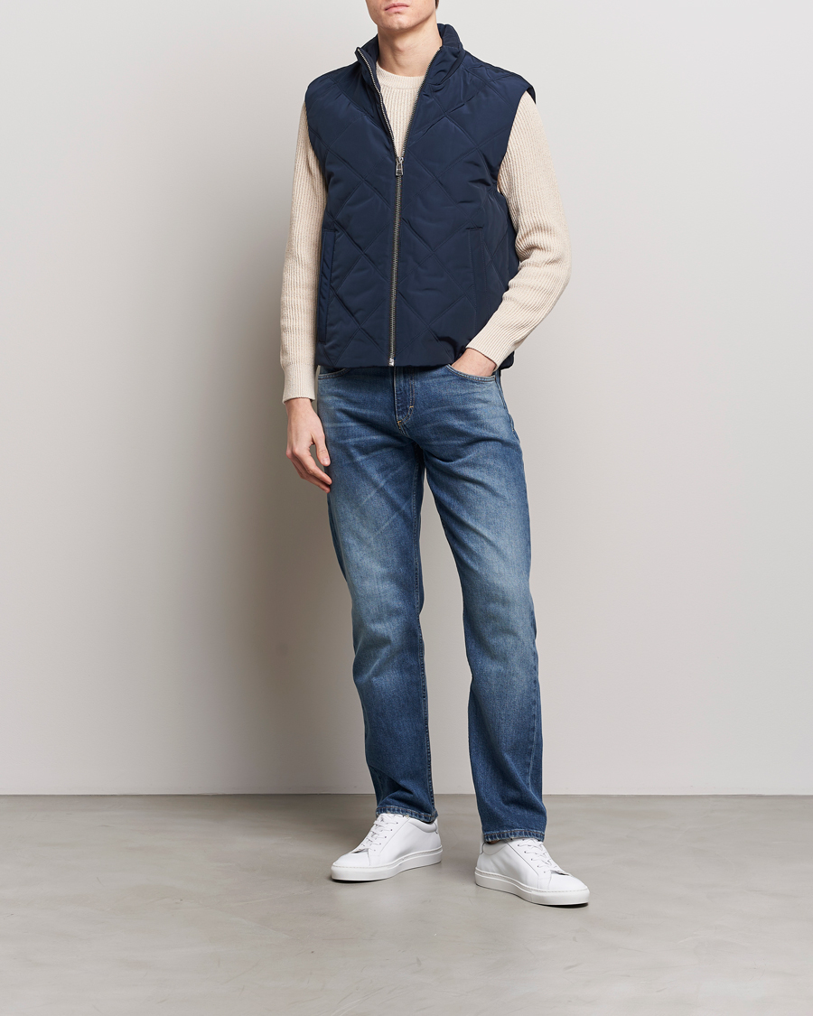 Uomini | Giacche | BOSS BLACK | Crebo Vest Dark Blue