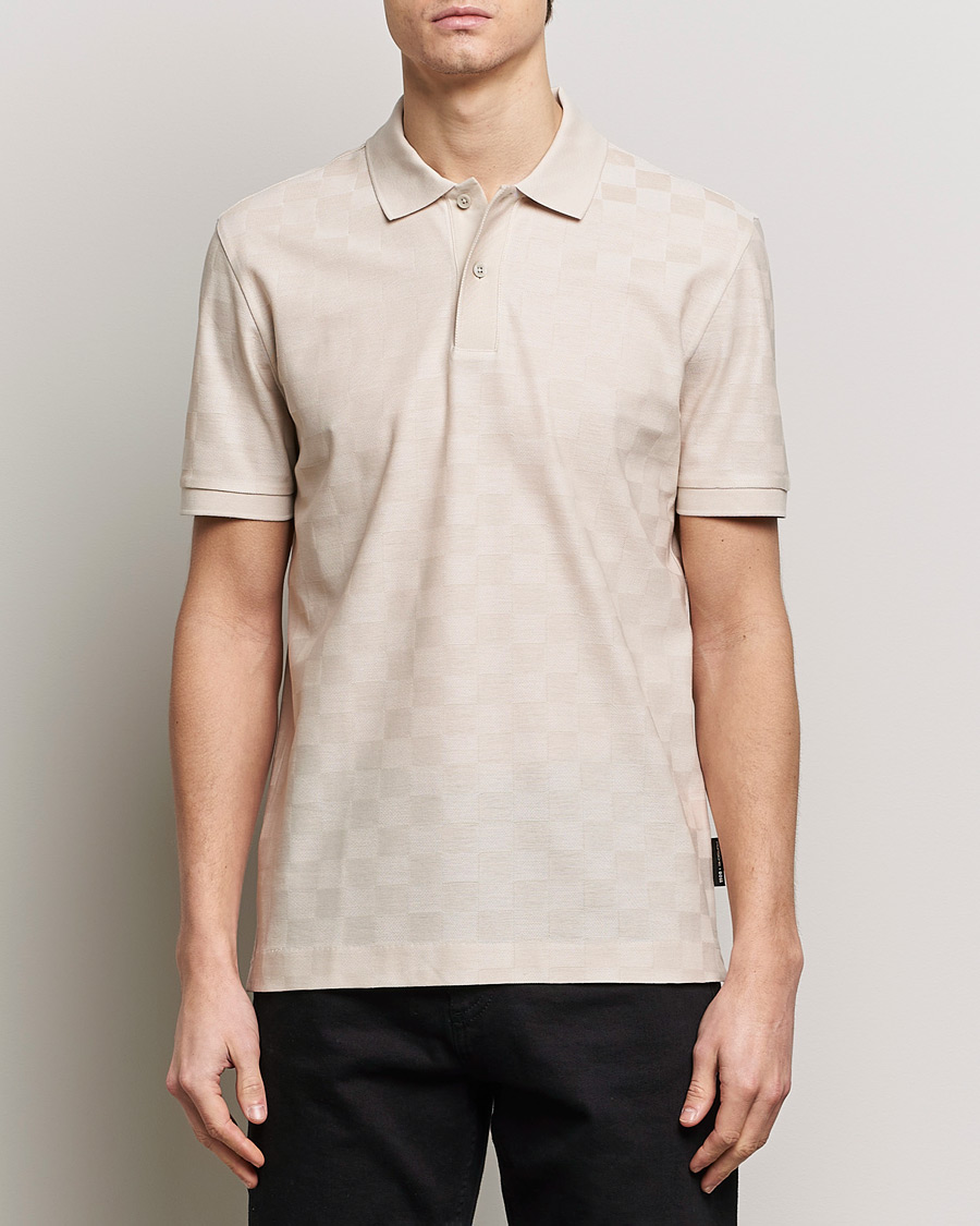 Uomini | Polo | BOSS BLACK | Porsche Parlay Jersey Piké Open White