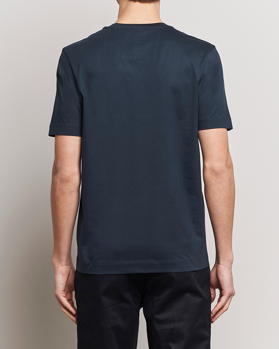 Uomini | T-shirt | BOSS BLACK | Porsche Thompson T-Shirt Dark Blue