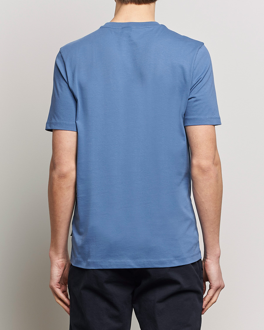 Uomini | T-shirt | BOSS BLACK | Thompson Crew Neck T-Shirt Open Blue