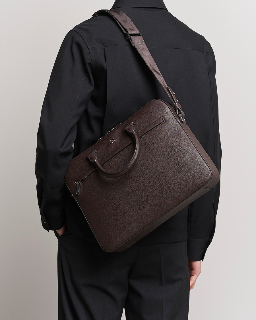Uomini | BOSS BLACK Ray Document Case Dark Brown | BOSS BLACK | Ray Document Case Dark Brown