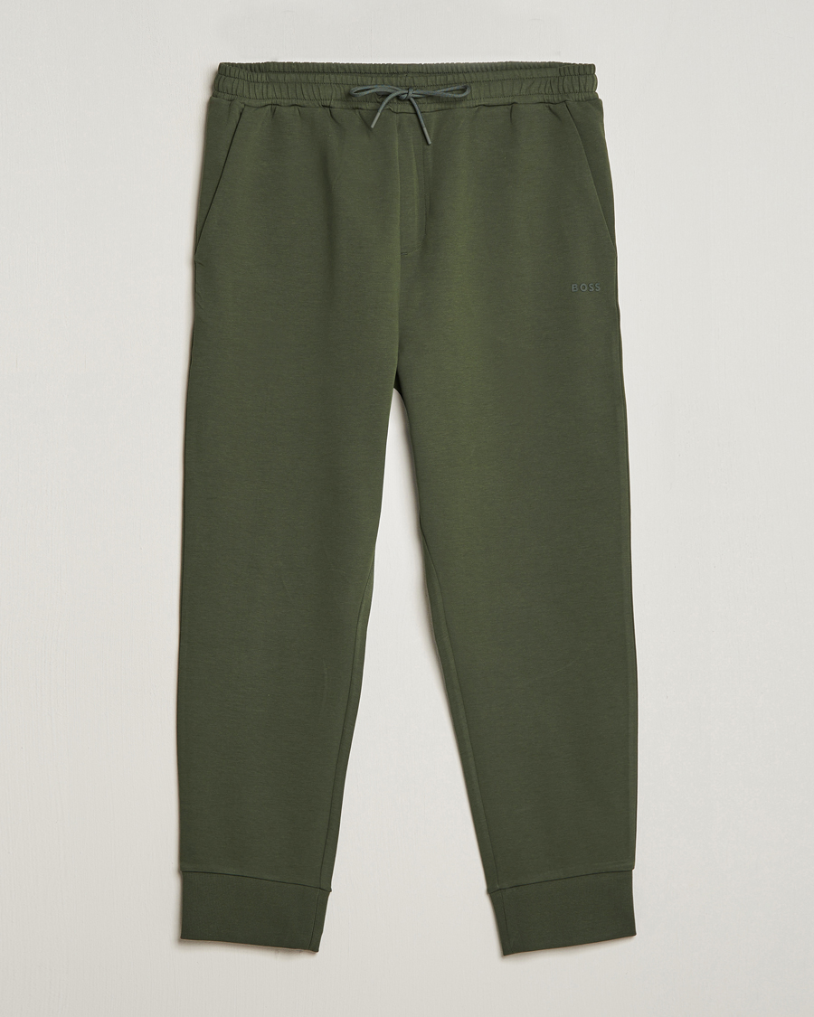 Uomini | Pantaloni | BOSS GREEN | Hadiko Sweatpants Open Green