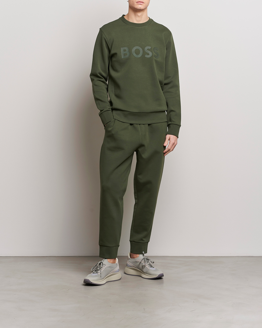 Uomini | Pantaloni | BOSS GREEN | Hadiko Sweatpants Open Green
