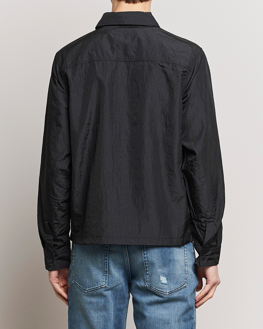 Uomini | Camicie | HUGO | Emalo Full-Zip Overshirt Black