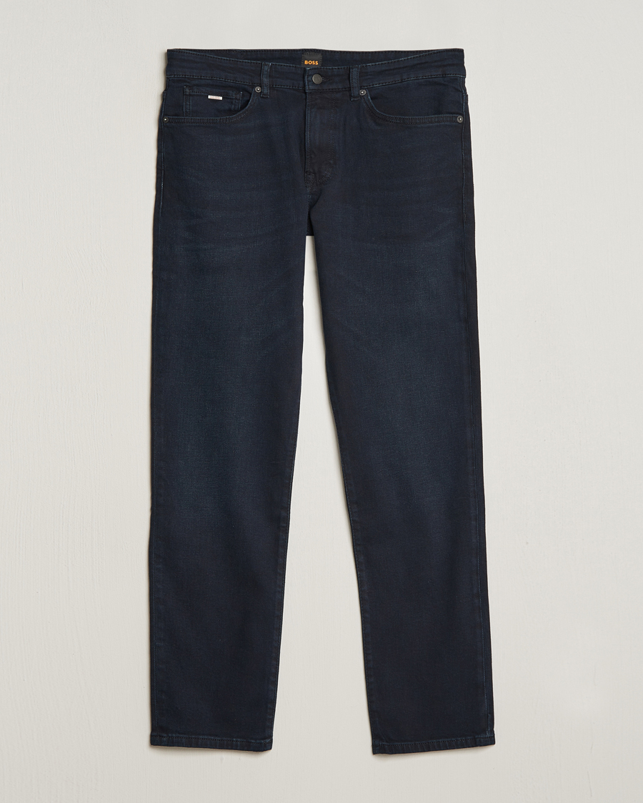 Uomini | Jeans | BOSS ORANGE | Re.Maine Regular Fit Stretch Jeans Dark Blue