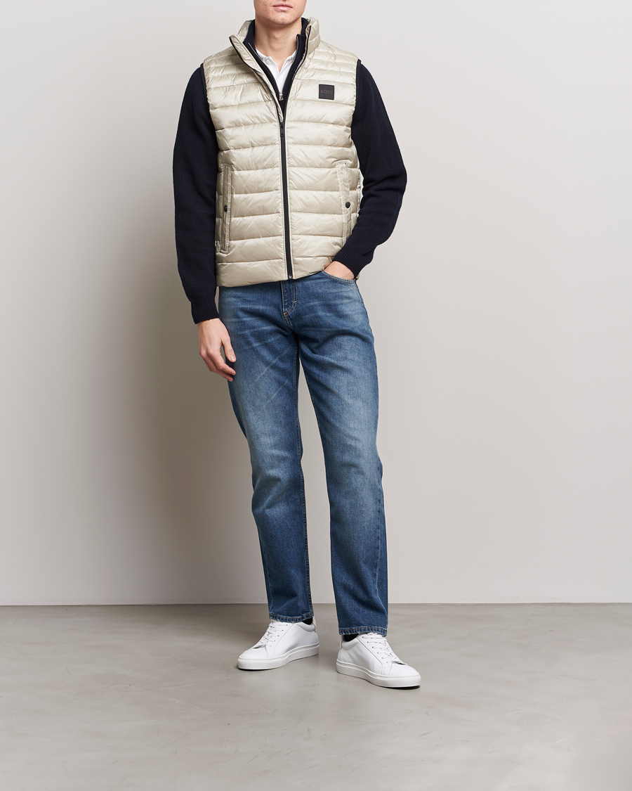 Uomini | Giacche | BOSS ORANGE | Odeno1 Down Vest Light Beige