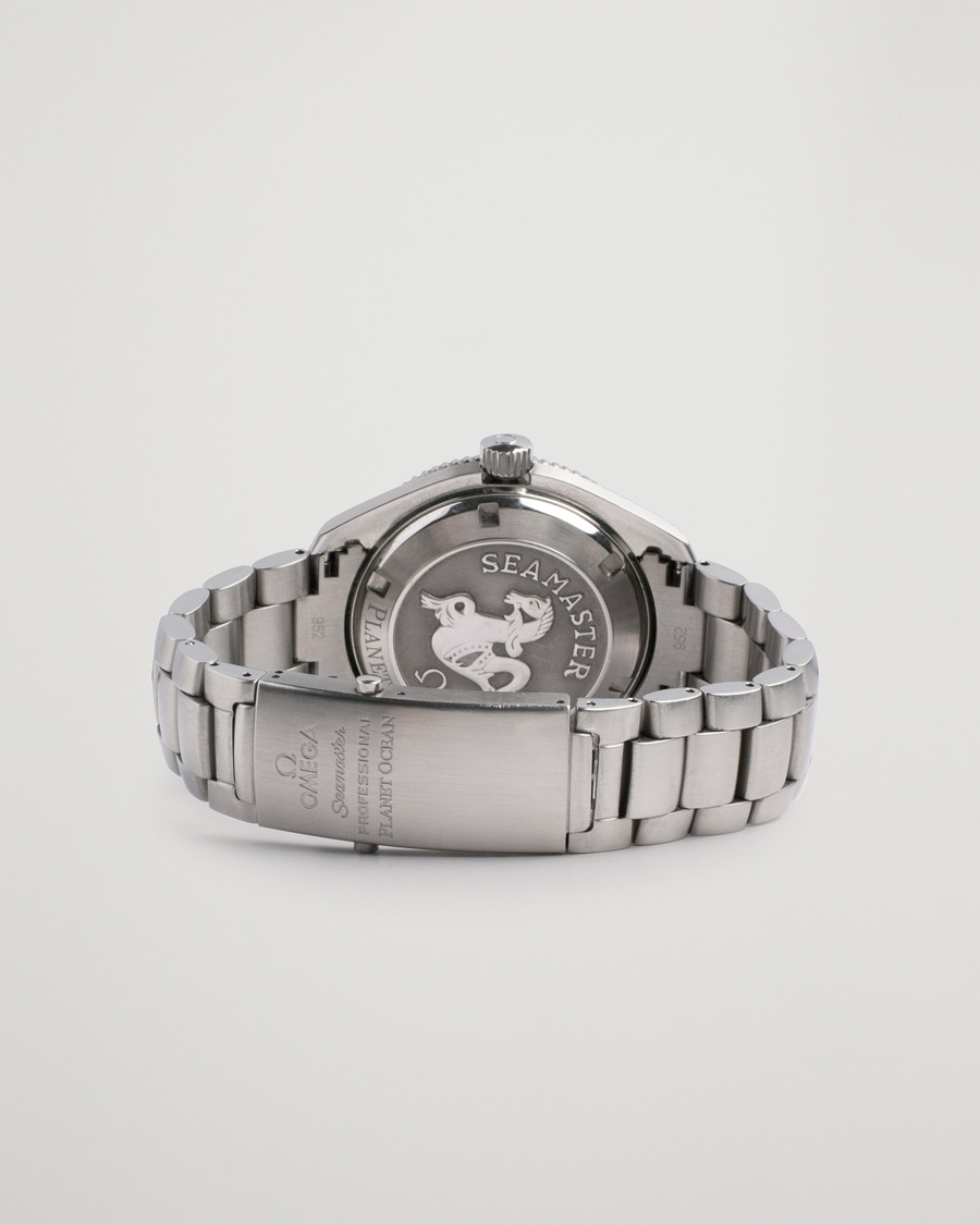 Uomini | Omega Pre-Owned Seamaster Planet Ocean 2201.51.00 Steel Black Silver | Omega Pre-Owned | Seamaster Planet Ocean 2201.51.00 Steel Black Silver