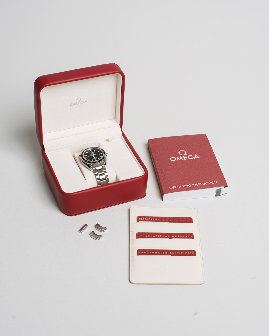 Uomini | Omega Pre-Owned Seamaster Planet Ocean 2201.51.00 Steel Black Silver | Omega Pre-Owned | Seamaster Planet Ocean 2201.51.00 Steel Black Silver