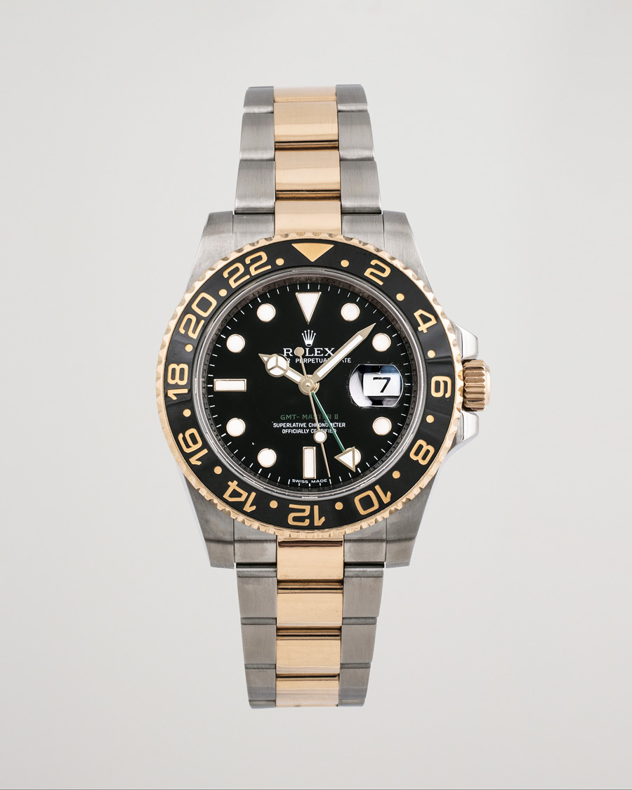 Uomini | Rolex Pre-Owned GMT-Master II 116713N Silver | Rolex Pre-Owned | GMT-Master II 116713N Silver