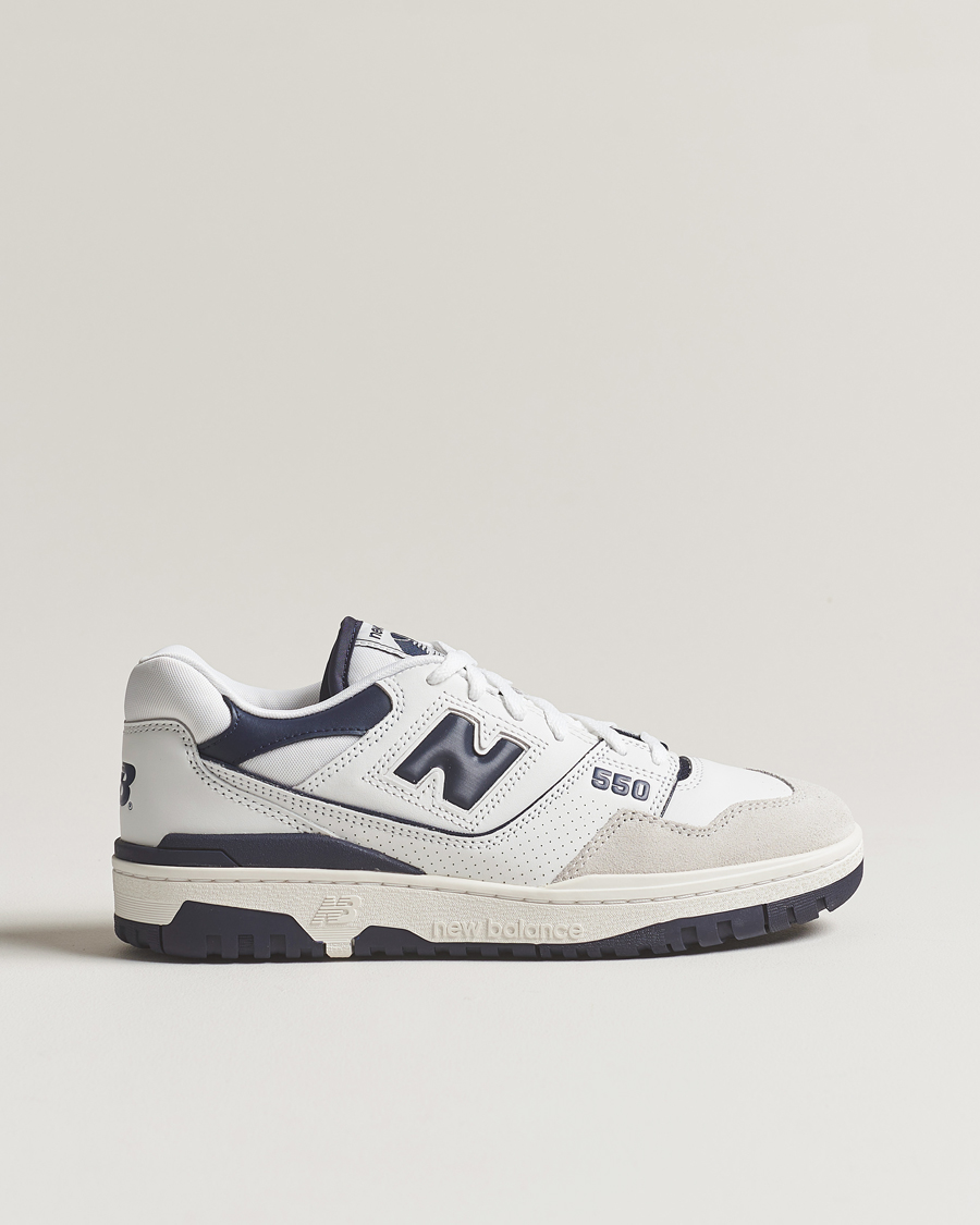 Uomini | New Balance 550 Sneakers White/Navy | New Balance | 550 Sneakers White/Navy