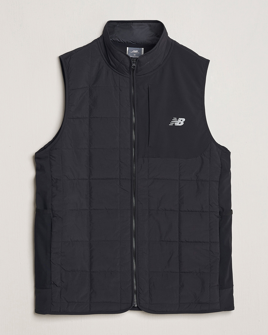 Uomini | Giacche | New Balance Running | Athletics Heat Layer Run Vest Black