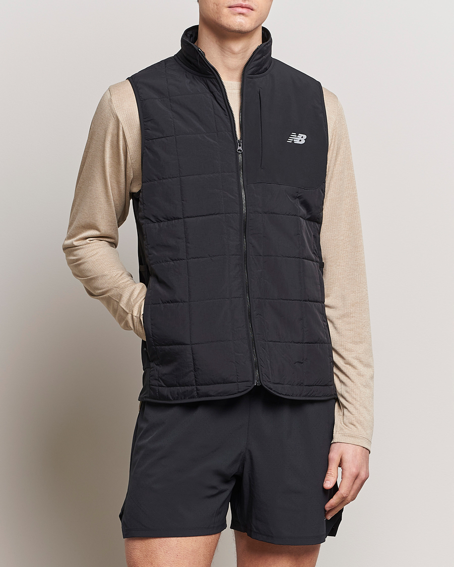 Uomini | Giacche | New Balance Running | Athletics Heat Layer Run Vest Black