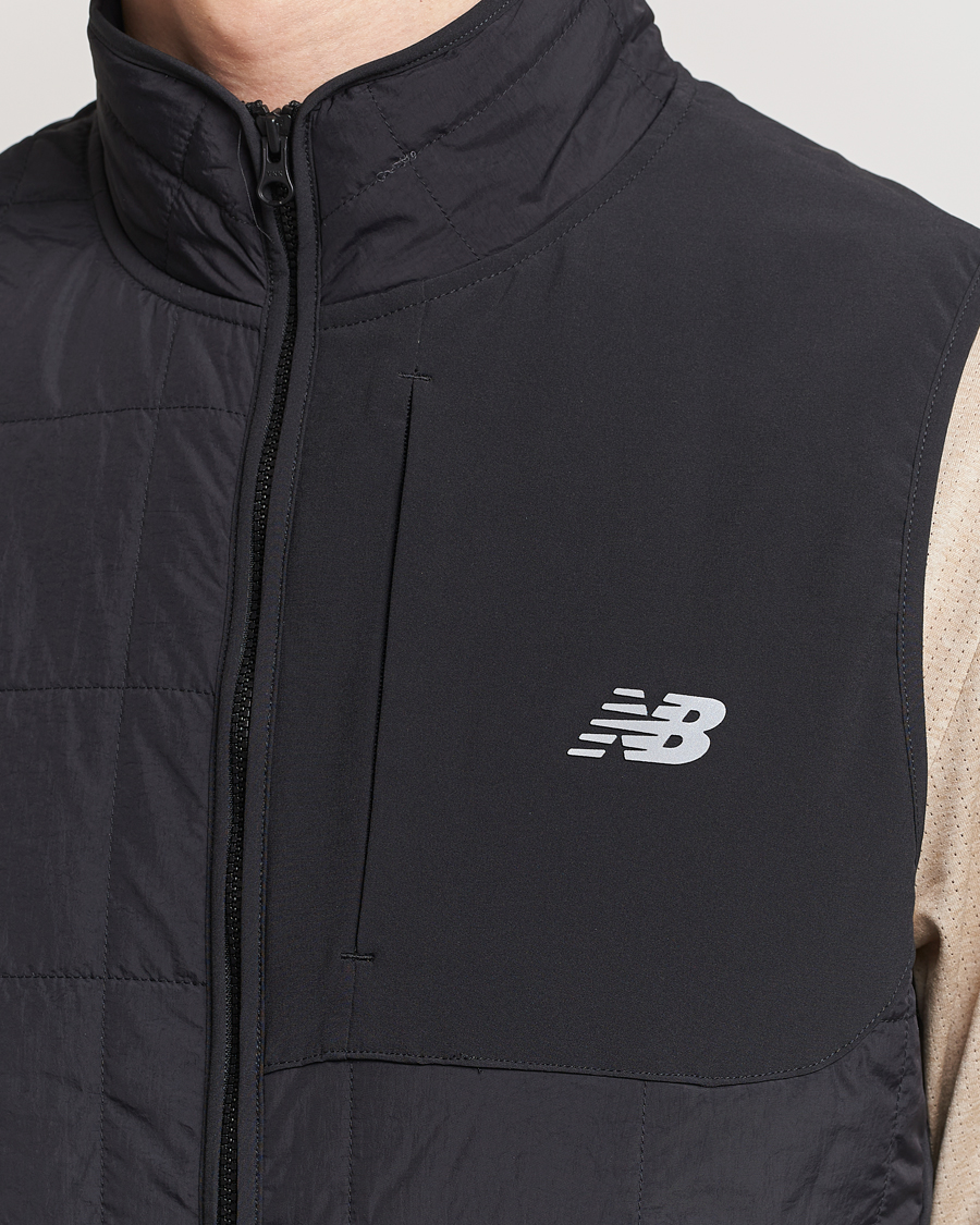 Uomini | Giacche | New Balance Running | Athletics Heat Layer Run Vest Black