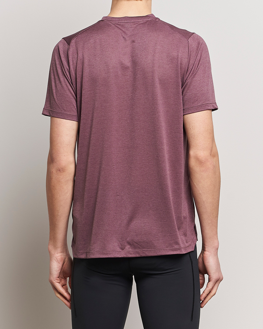 Uomini | T-shirt | New Balance Running | Athletics Run T-Shirt Licorice Heather