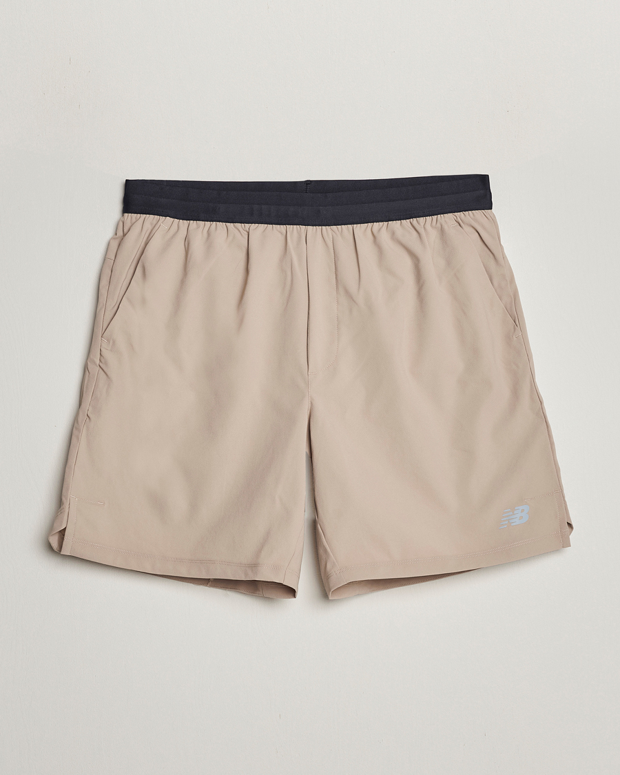 Uomini | Pantaloncini | New Balance Running | Seamless Shorts 7 Lined Stoneware