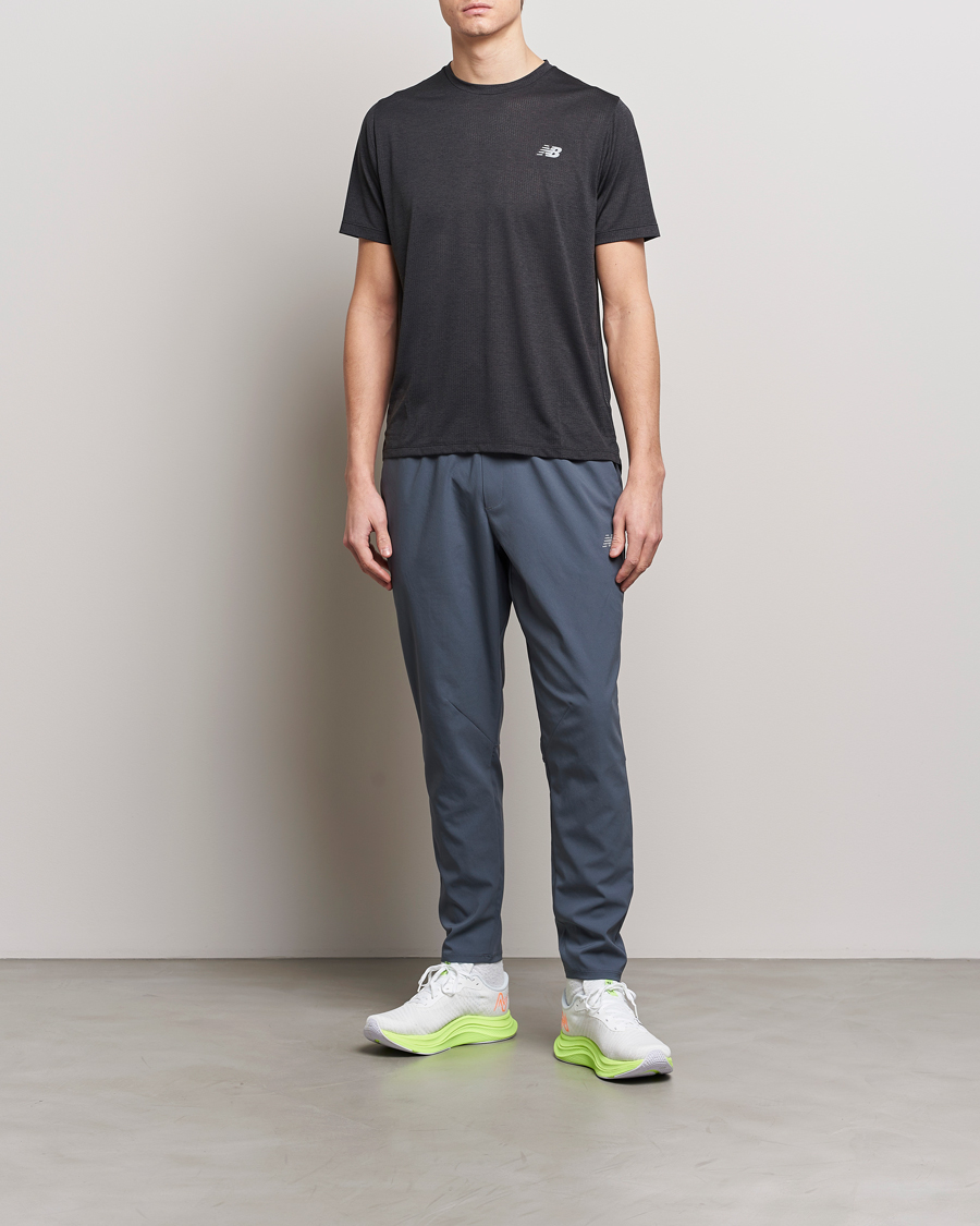 Uomini | Pantaloni | New Balance Running | Stretch Woven Pants Graphite