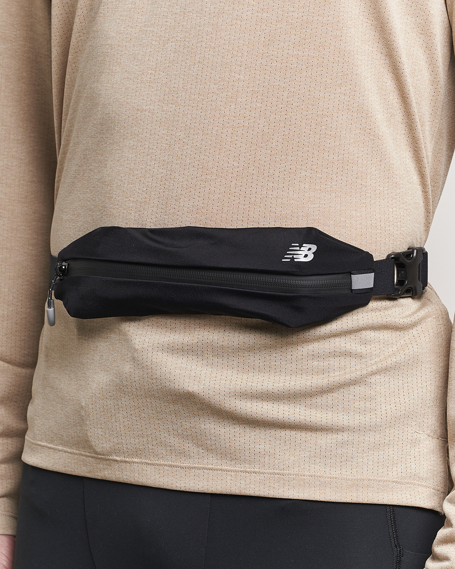 Uomini | New Balance Running Running Stretch Belt Black | New Balance Running | Running Stretch Belt Black