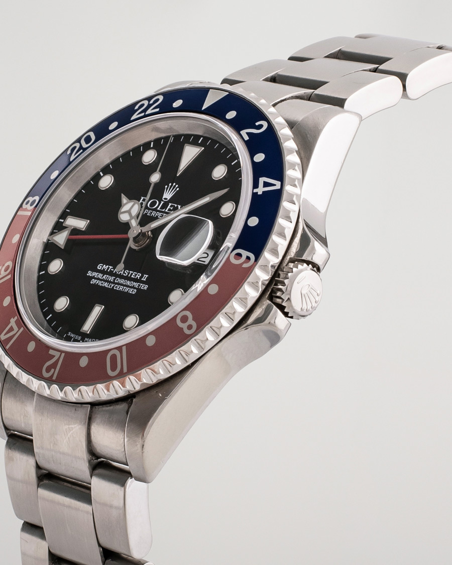 Uomini | Rolex Pre-Owned GMT-Master II 16710 Silver | Rolex Pre-Owned | GMT-Master II 16710 Silver