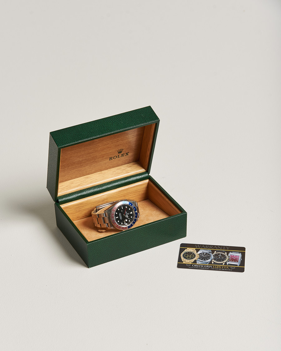 Uomini | Rolex Pre-Owned GMT-Master II 16710 Silver | Rolex Pre-Owned | GMT-Master II 16710 Silver