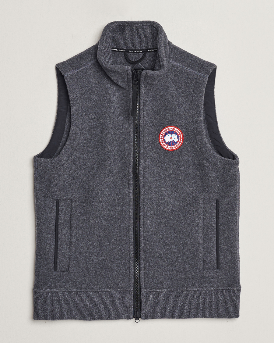 Uomini | Giacche | Canada Goose | Mersey Fleece Vest Quarry Grey