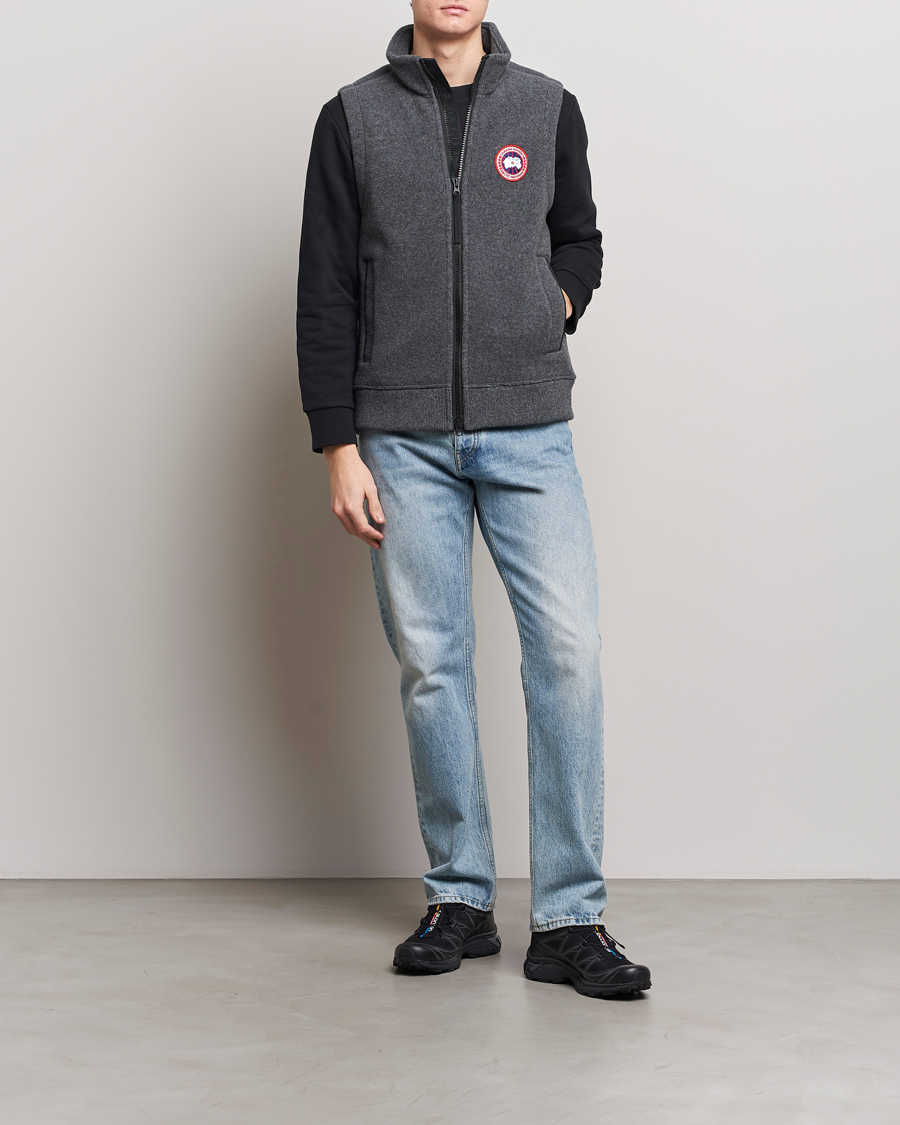 Uomini | Giacche | Canada Goose | Mersey Fleece Vest Quarry Grey