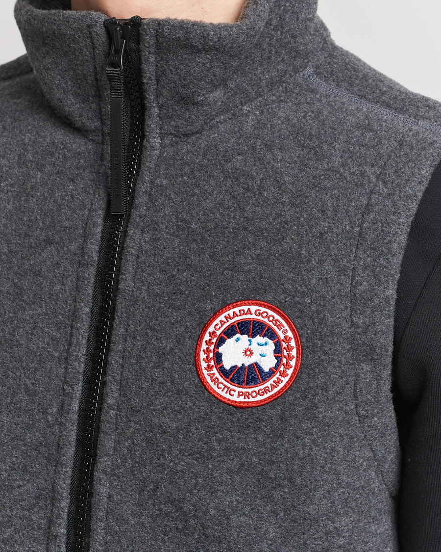 Uomini | Giacche | Canada Goose | Mersey Fleece Vest Quarry Grey