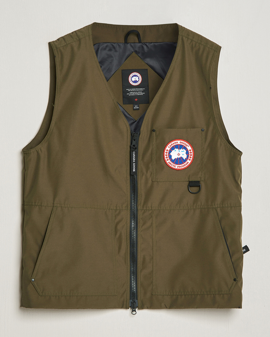Uomini | Giacche | Canada Goose | Canmore Vest Military Green