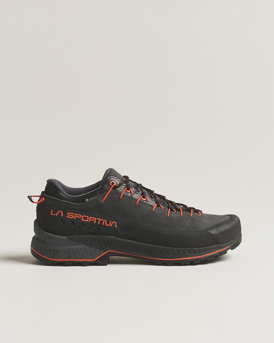 Uomini | La Sportiva TX4 Evo GTX Hiking Shoes Carbon/Cherry Tomato | La Sportiva | TX4 Evo GTX Hiking Shoes Carbon/Cherry Tomato