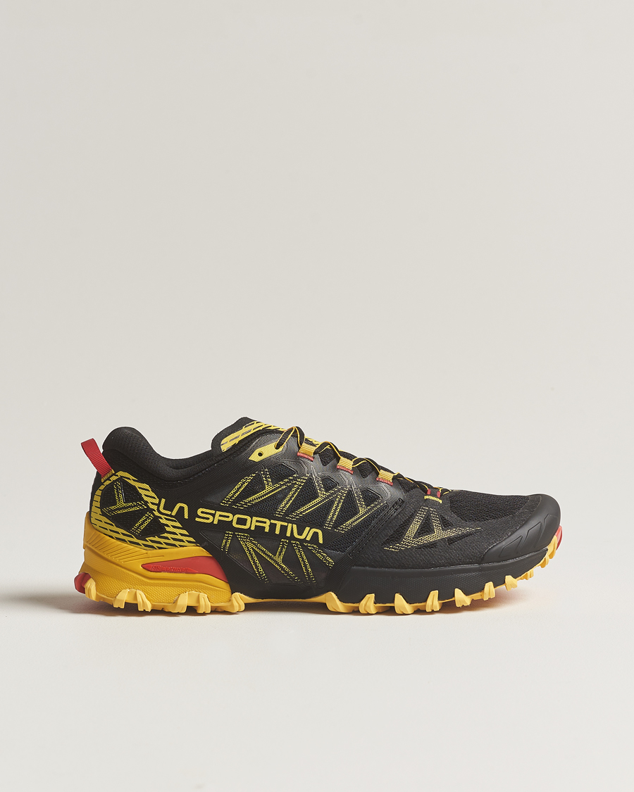 Uomini | La Sportiva Bushido III Trail Running Sneakers Black/Yellow | La Sportiva | Bushido III Trail Running Sneakers Black/Yellow