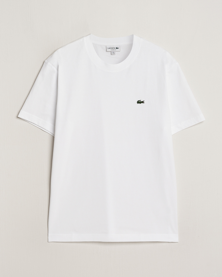 Uomini | T-shirt | Lacoste | Crew Neck T-Shirt White