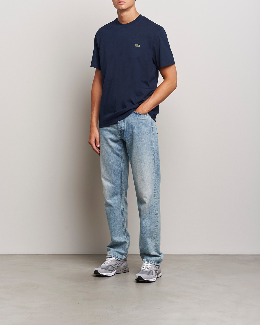 Uomini | T-shirt | Lacoste | Crew Neck T-Shirt Navy Blue