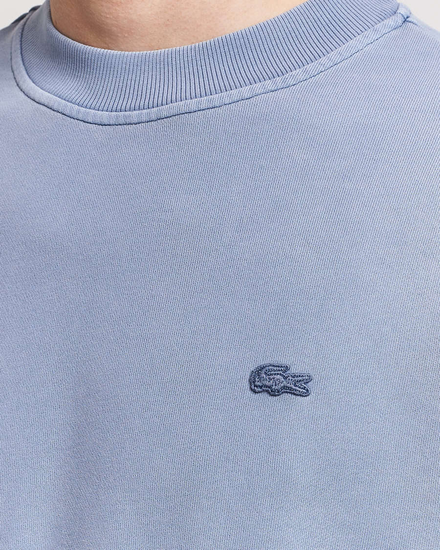 Uomini | Maglieria | Lacoste | Natural Dyed Crew Neck Sweatshirt Stonewash
